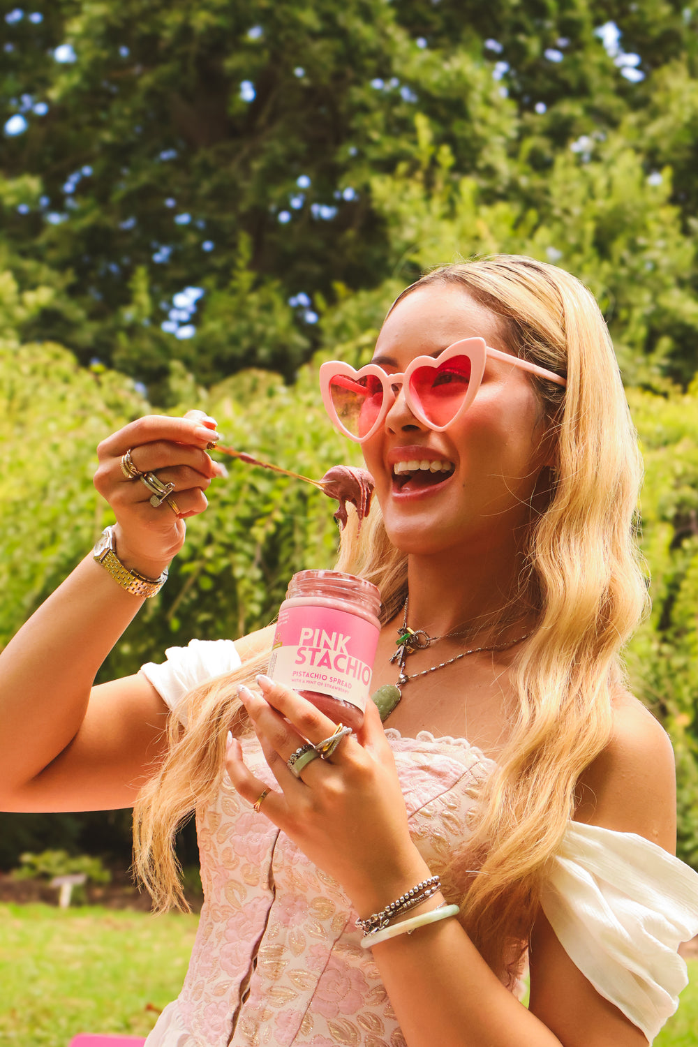 PINKSTACHIO® Strawberry Pistachio Spread Jar