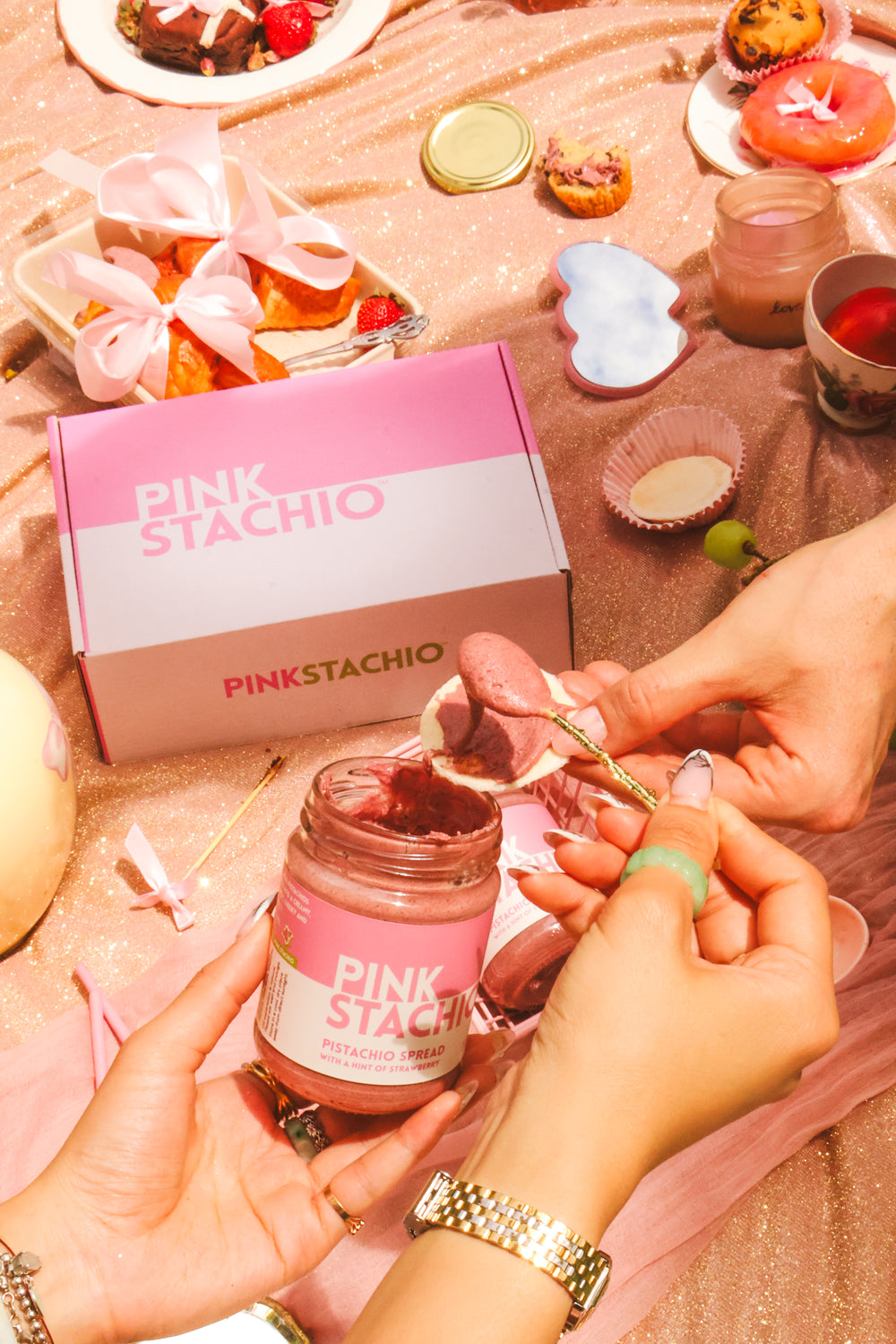 PINKSTACHIO® Strawberry Pistachio Spread Jar