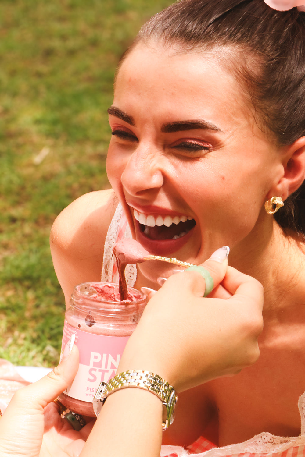 PINKSTACHIO® Strawberry Pistachio Spread Jar