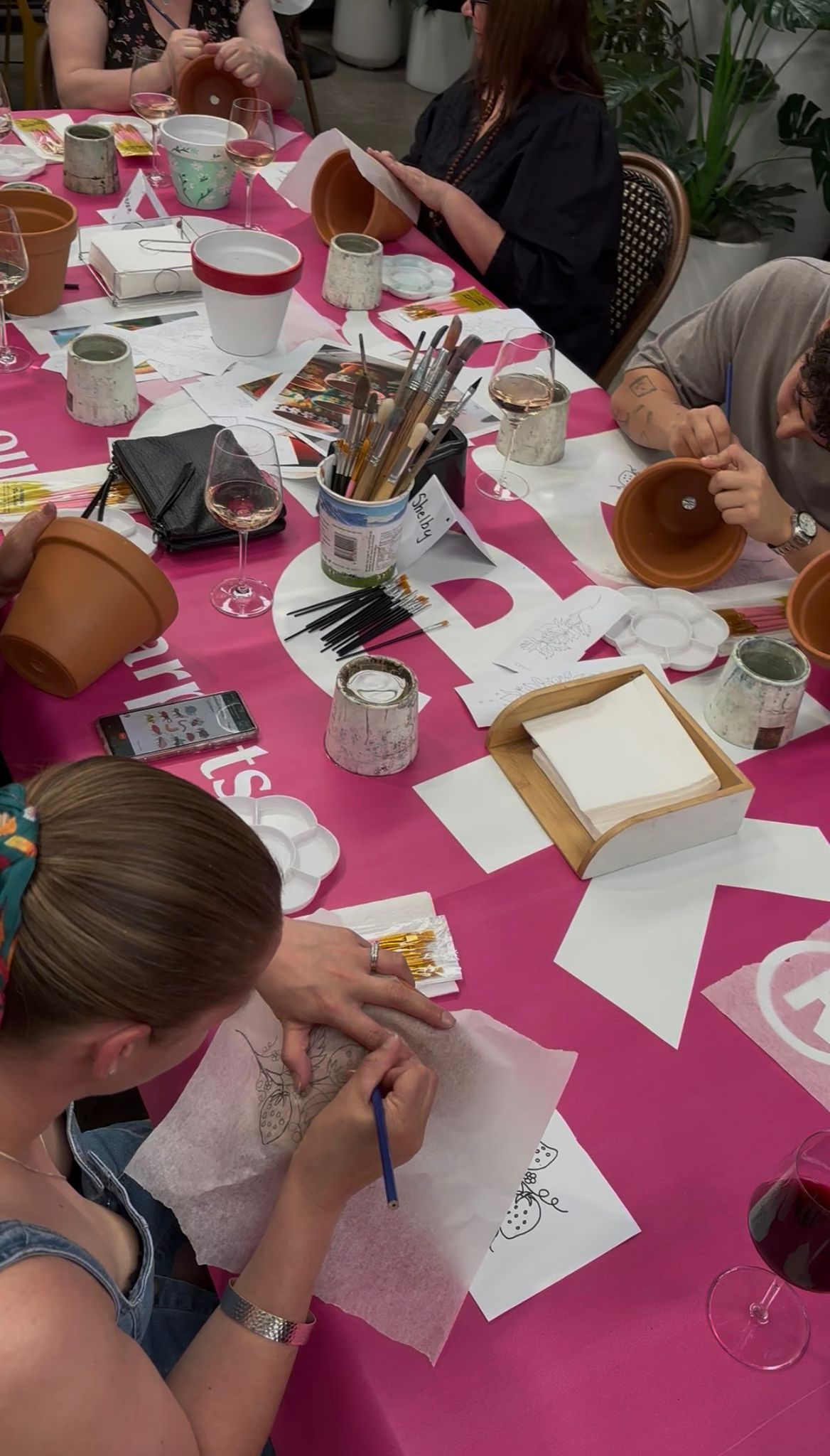 Mother's Day Experience Brunch, Plants, Paint